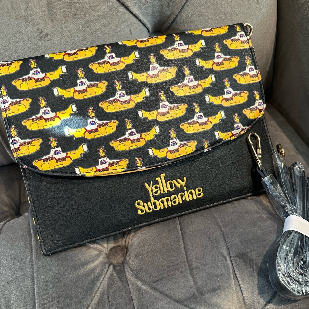 The Beatles “Love”Yellow Submarine Clutch bag w/strap